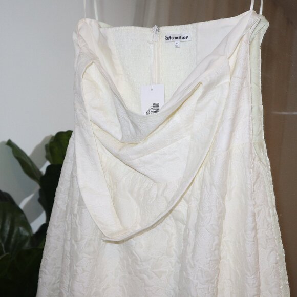 Reformation White Lace Edessa Dress - Picture 7 of 13